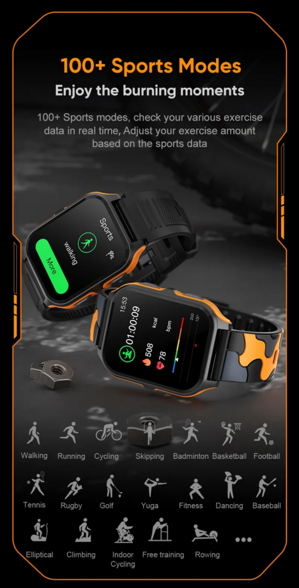 montre intelligente V73 – Image 2