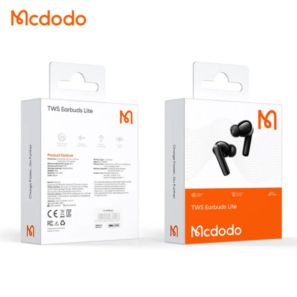 Mcdodo écouters TWS 20H – Image 2
