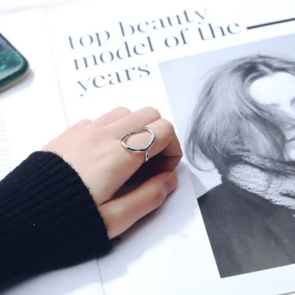 bague en argent pour femmes – Image 3