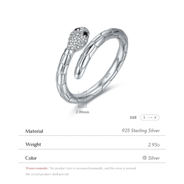 bague serpent 🐍 pour femme – Image 2